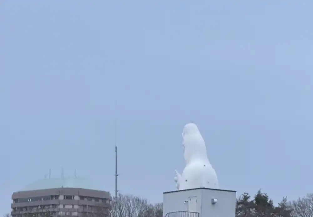 ももちゃん便からいつも見える仙台大観音